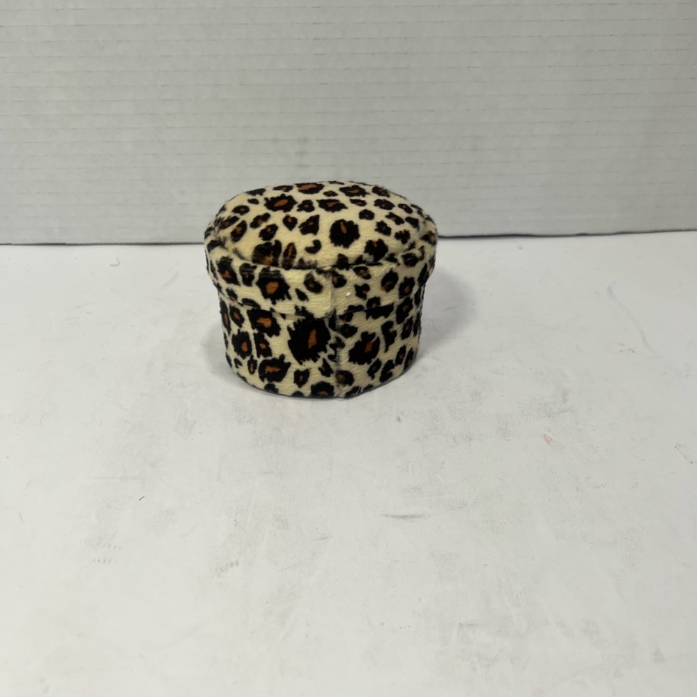 Leopard Print Jewelry Box